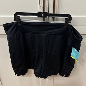 Bal Harbour Black Swim Shorts Size 2X NWT
